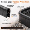 Innconee 40ft Landscape Edging Guard Protective Safety Trim for Steel