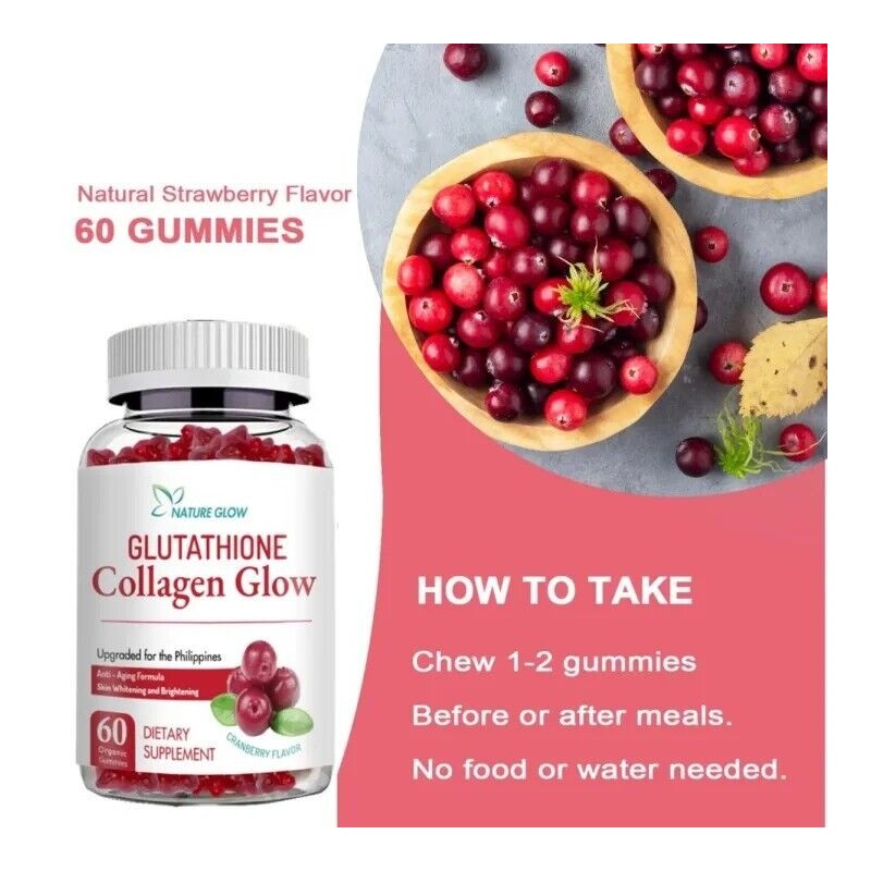 Nature Glow 2 Bottles Nature Glow Glutathione Collagen - Strawberry