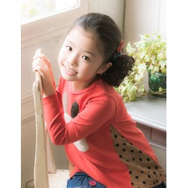 Priscilla GVS-04 Girls Scrunchie Wig, Petite Curl, Heat Resistant, TBK/Black