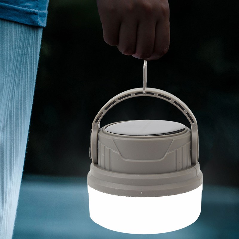Camping Lantern Mimics Natural Daylight 1800mAh 4 Level Electronic Display