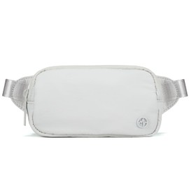 Mini Belt Bag 0.7L, Pander Waterproof Mini Everywhere Fanny Pack Purse for Women and Men. (Pale Grey)
