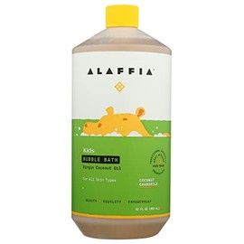 Alaffia Baby & Kids Coconut Chamomile Natural Bubble Bath - 32 fl oz