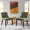 COLAMY Modern Dining Chairs Set of 2, Upholstered Corduroy Accent