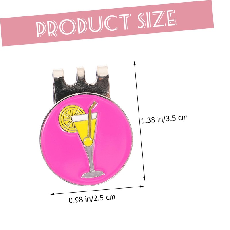 Mipcase Golf Hat Clip Marker Portable and Decorative Golf Accessory