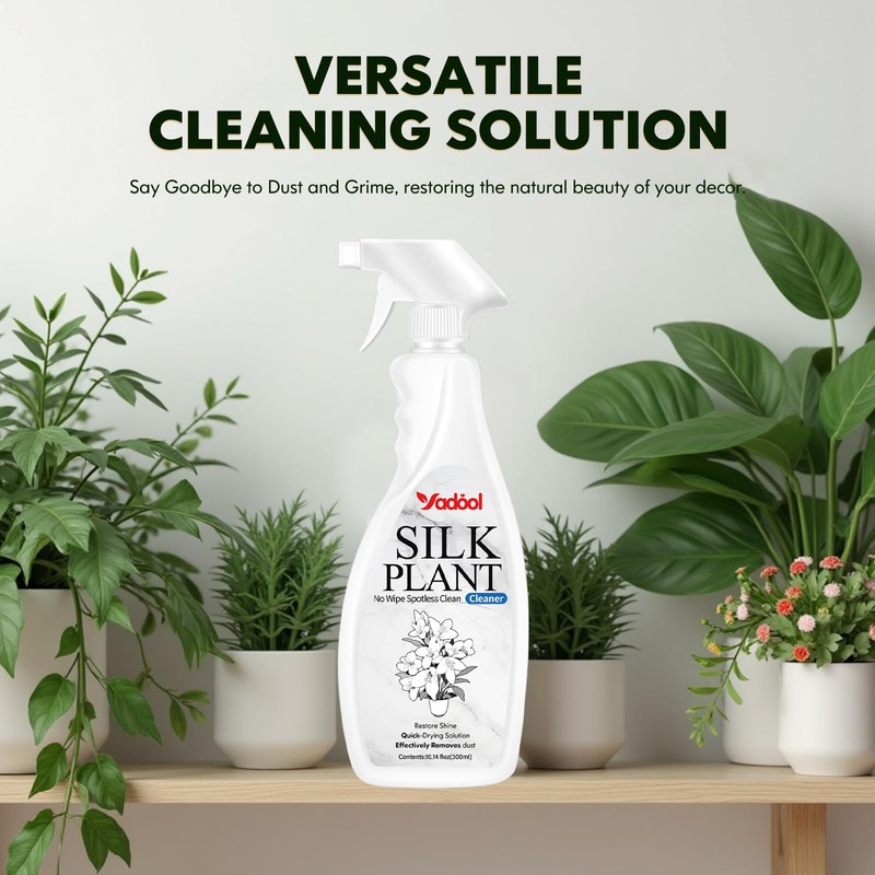 Silk Plant Cleaner Spray No Wipe - Artificial Plant &