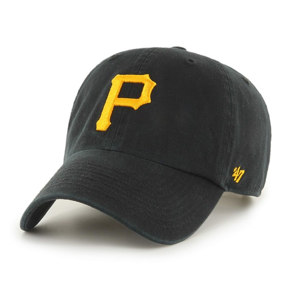 '47 Pirates Clean Up Cap, Hat, Black, B-RGW20GWS-BKD Pirates '47
