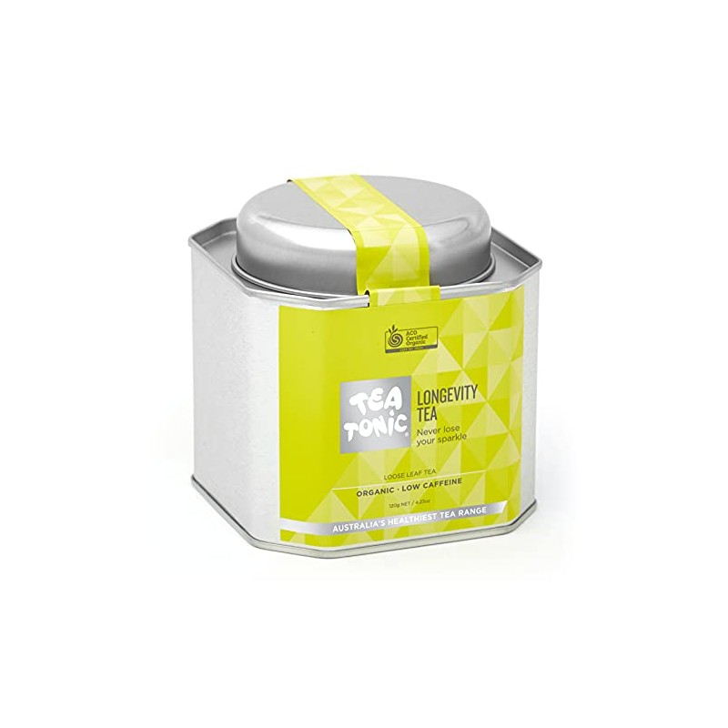 Longevity Tea Loose Leaf Caddy Tin