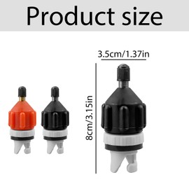 Tabanzhe Inflatable Boat SUP Pump Adaptor-2PCS Air Valve Pump Converter Universal Pumping Head Connector Multifunctional Tool for Inflatable Rowing Boat Stand Up Paddle Board Kayak