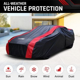 AltoCover Car Cover Custom Fit for Ford Mustang 1994-2025, Coupe Car Cover Waterproof All Weather with Cotton Liner for Rain Snow Protection