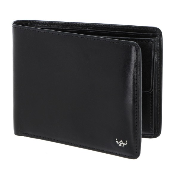 Golden Head Colorado RFID Protect Billfold Coin Wallet Black