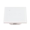 White 3 Gang WiFi Smart Switch APP Remote Control Touch