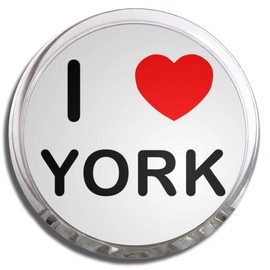 I Love York - Fridge Magnet Memo Clip