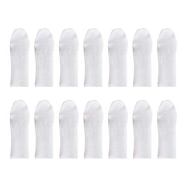 FRCOLOR Disposable Finger Cots Cotton Finger Cap Sleeves Thumb Protector Fingertips Cushion Fabric Finger Gloves Finger Protection 150 Pieces