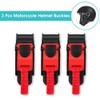 Motorcycle Helmet Buckle, 3PCS Quick Release Helmet Strap Buckle Buckles