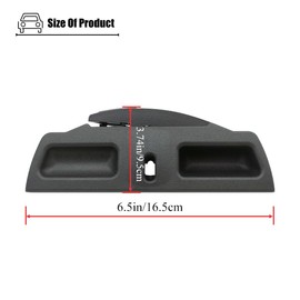 LXROAR01 Center Console Jump Seat Lid Latch Compatible with Chevy Silverado 1500 2500 3500 Suburban Tahoe GMC Sierra Yukon, Console Lid Latch for 11098014 812443 812444