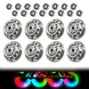 Pack of 8 Inline Skate Wheels, 72 mm Inline Skate