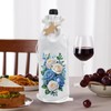 DIY 5D Diamond Painting Wine Bottle Bag, DIY Special Shaped