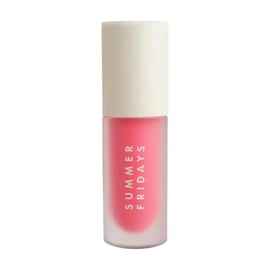 Summer Fridays Summer Fridays Dream Lip Oil - Tinted Lip Oil with Moisturizing Sheer Coverage, High-Shine and Deep Hydration - Non-Sticky Formula for Long-Lasting Softness - Pink Cloud (0.15 Oz)