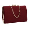 SwankySwans Women's Surrey Clutch Bag, Burgundy