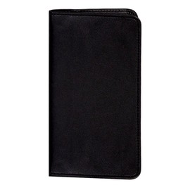Scully Plonge Leather Blank Page Pocket Notebook (Black)