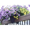 Rail Planter Red 18" Rnd