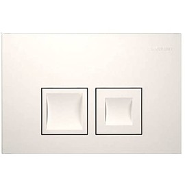 Geberit Delta50 115135111 Actuator Plate for 2 Flushes of Different Powers White