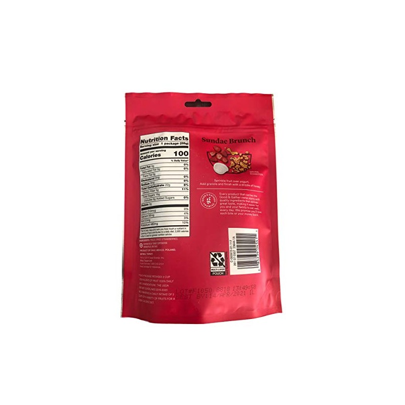 Good & Gather Freeze Dried Strawberry Slices - 1oz