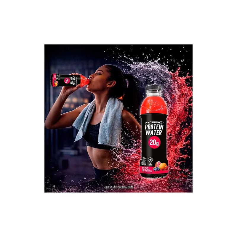 Bebida De Proteína Electrólitos 20g Proteína Hydrashot Ctc