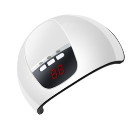 Mikinona 54w Professional Uv Led Nail Lamp for Quick Drying Gel Polishes Portable Nail Light with Timer Settings Safe for Home and Salon Use Mini White