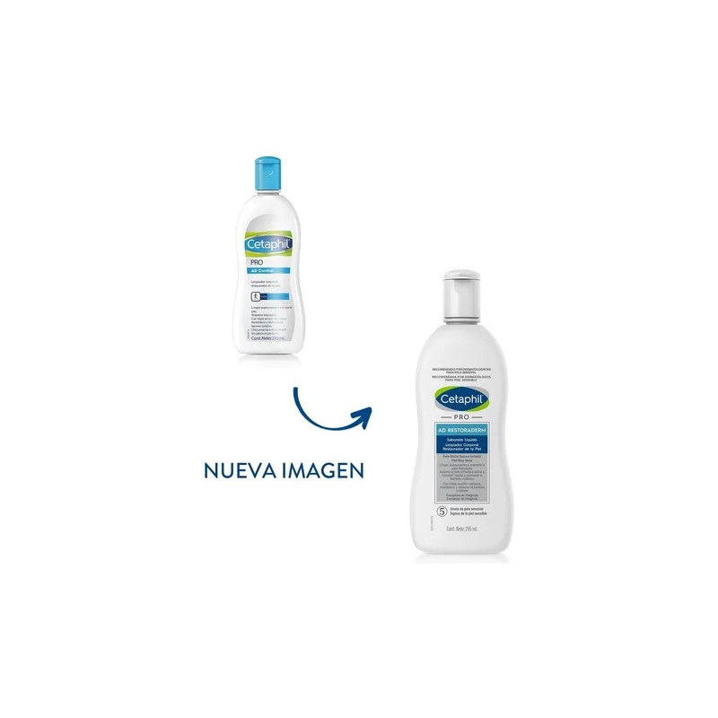 Limpiador Corporal Cetaphil Pro Restaurador De La Piel 295ml