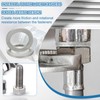 PATIKIL Wedge Locking Washers, 20 Pack Manganese Steel Vibration Resistant