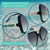 SQUAD Sunglasses for Women Adults Square Fashion with Glasses Case,