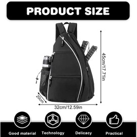 Asfrode Tennis Backpack, Tennis Bag Unisex Tennis Backpack Bag for Tennis Badminton Racket Bag Sports Backpack for Tennis Racket Badminton Racket Pickleball Paddle Squash Racket