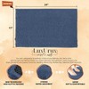 LuxUrux Bath Mat, Extra-Soft Plush Non-Slip Bathroom Rug, Luxury Chenille