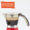 Imusa 6 or 3cup Electric Espresso Maker, Red
