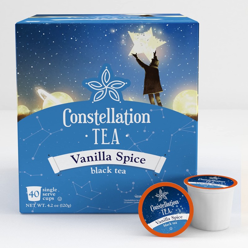 Constellation Tea Vanilla Spice Black Tea Pods Compatible with K