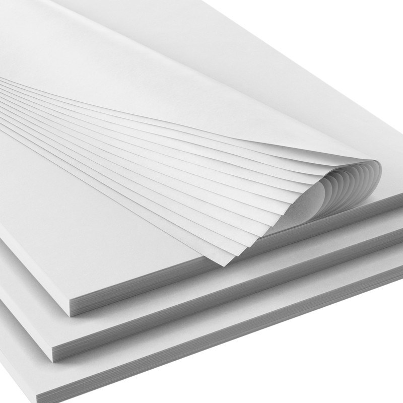 120 Sheets White Tissue Paper Bulk - 20" x 30"