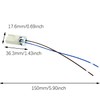 SQXBK 6PCS G9 Base Socket Ceramic Lampholder G9 Connector LED