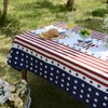 ARTABLE Independence Day Tablecloth Rectangle July 4th Red White Blue