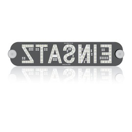 Front Warning System Operation Sign Roof Patch LED Sign Fire Brigade Police Emergency Doctor Front Flasher Fire Sign Raptors LED Technik