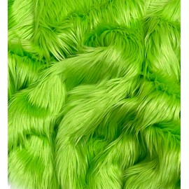 EOVEA - Tela de piel sintética lanuda de The Yard – 60 pulgadas de ancho, material de piel sintética esponjosa y suave para costura, manualidades, disfraces, tapicería y decoración del hogar, tela de