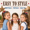 Danyarts 6 Pack Cowboy Hair Bows for Girls, Western Cowgirl