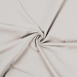 CRS Fur Fabrics 5056653816395 Cotton Jersey Spandex Stretch Dress Fabric - Optical White, 1 m, 160 cm x 100 cm, Optical White, 1Mtr 160cm x 100cm