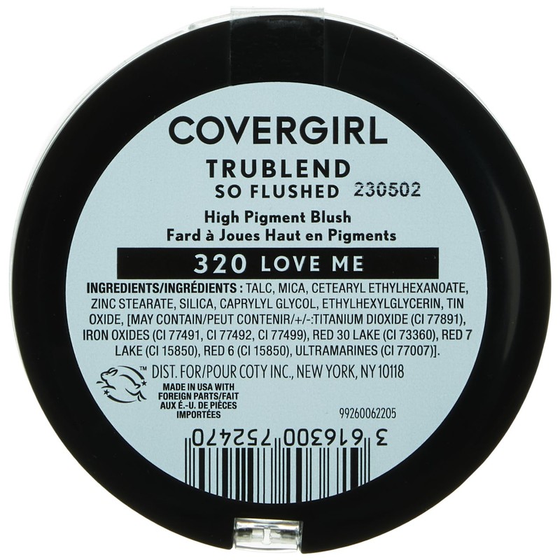 COVERGIRL Trublend So Flushed High Pigment Blush, Love Me, 0.33