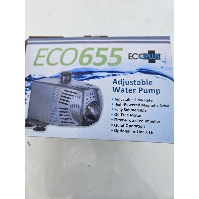 Ecoplus 655 Adjustable Submersible Water Pump 655 GPH - New