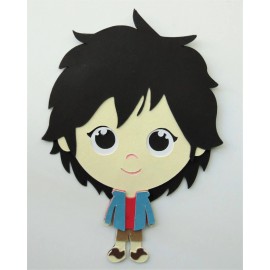 Big Hero 6 Hiro Hamada Paper Die Cut Paper Doll Scrapbook Embellishment