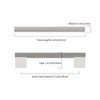 Asidrama 10 Pack 5 Inch(128mm) Brushed Satin Nickel Cabinet Pulls