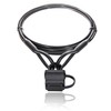Drahtseile24 Steel Cable Black, Cable Lock, Steel Cable Coated with