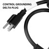Power Cord for Masterbuilt Smoker Parts Analog Control Plug Dial
