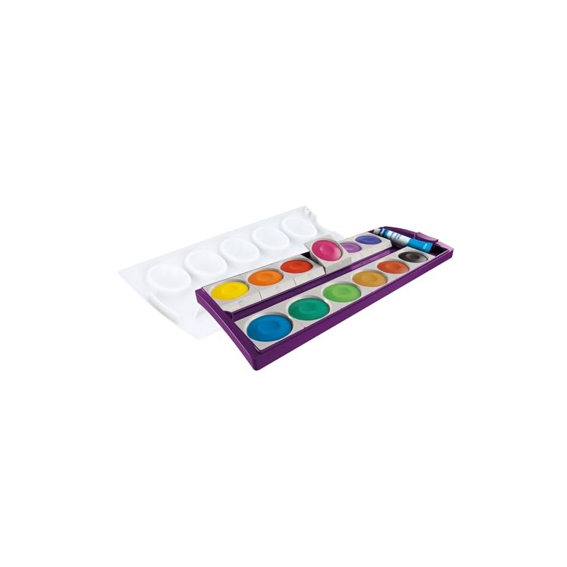 Pelikan 701327 Paint Box K12 Opaque Paint Box with 12